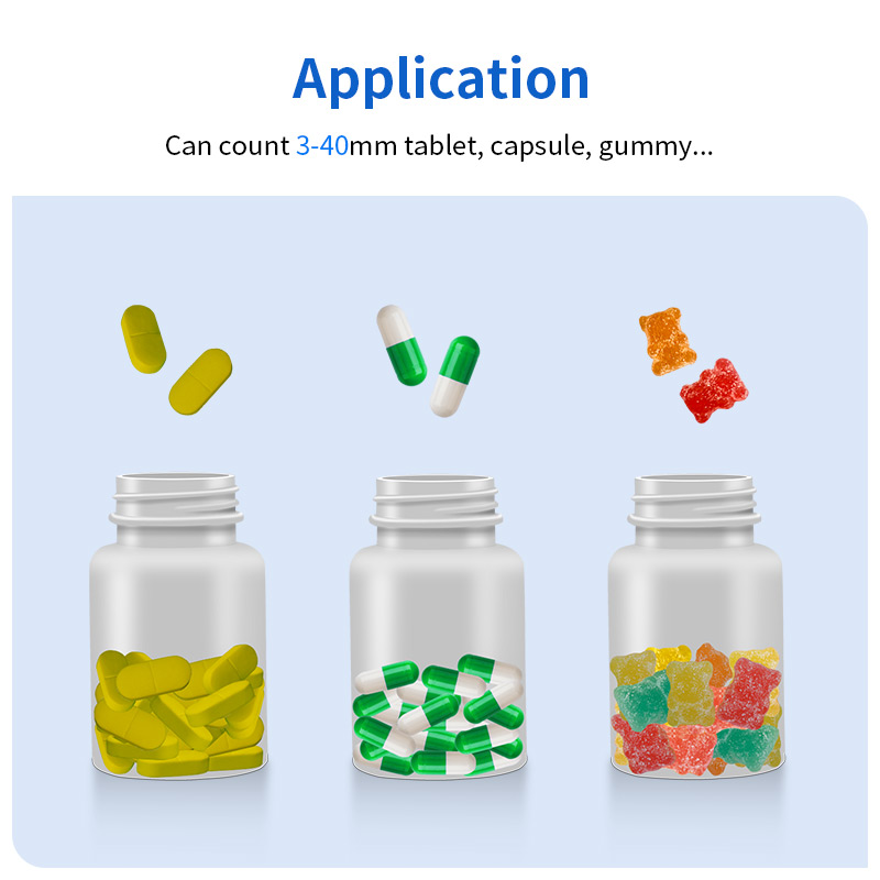 Kapselzählmaschine mit unterschiedlicher Kapazität different capacity capsule counting machine
