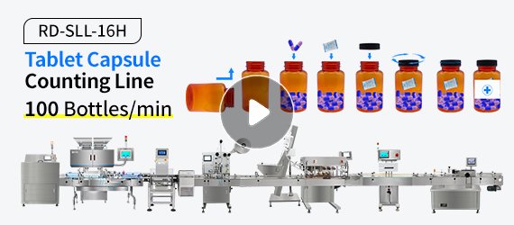 tablet capsule counting line