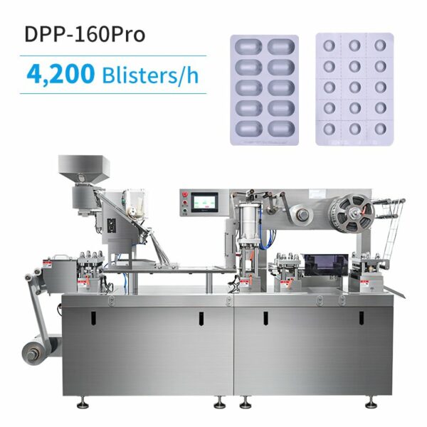 Alu alu blister packing machine