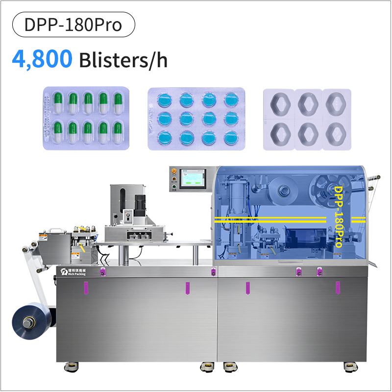 DPP-180Pro Alu Pvc Blister Packing Machine