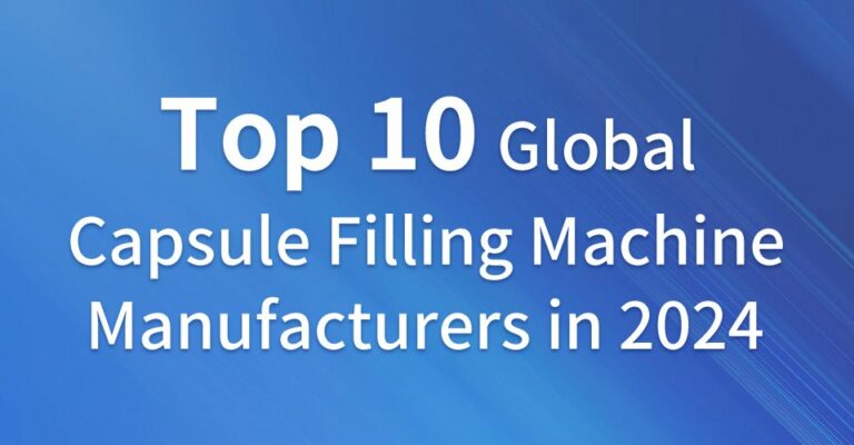 Spitze 10 Global Suppliers of Capsule Filling Machine