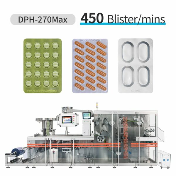 high speed blister packaging machine