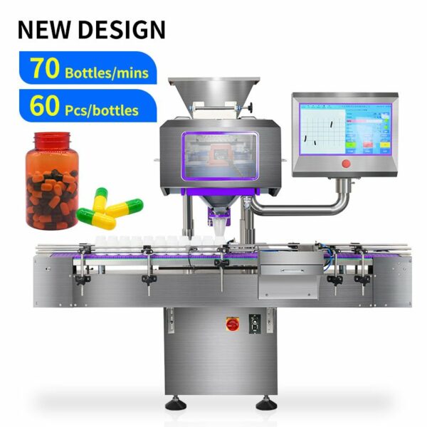 8 Lane Rejection Inspection Count Bottling Machine