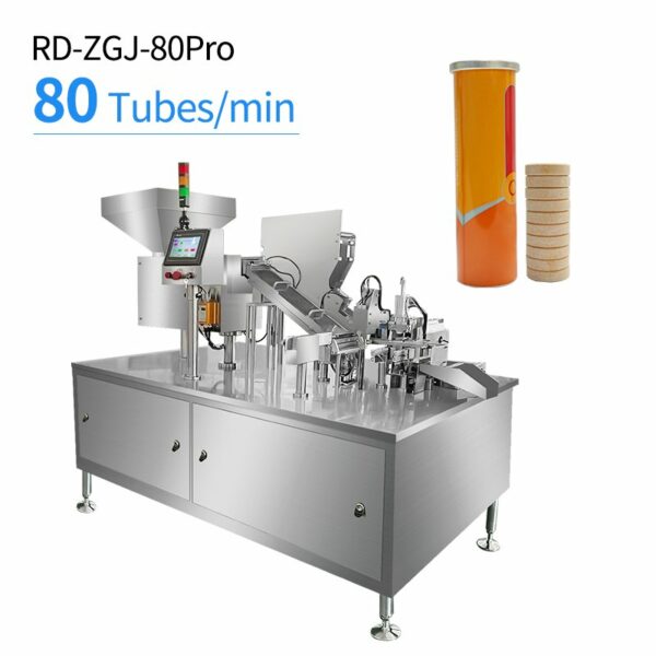 effervescent tablet tube filling machine