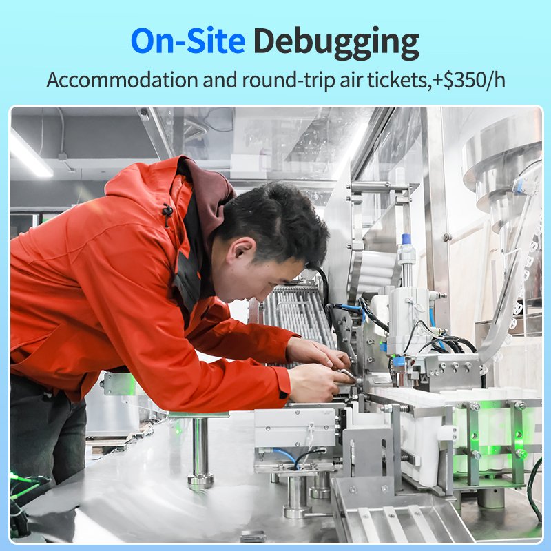 effervescent tablet tube machine debugging