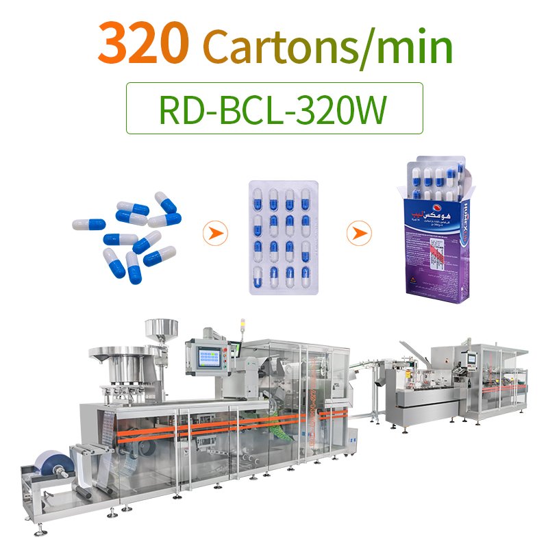 full servo blister cartoning line