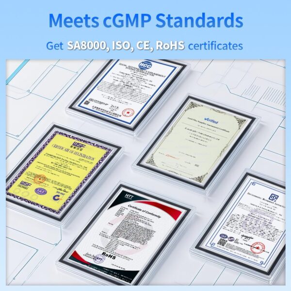 Meets cGMP Standards