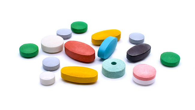 pill shapes