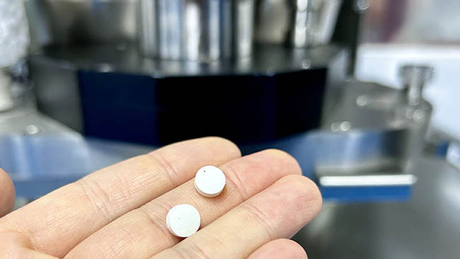 compressed defective tablets