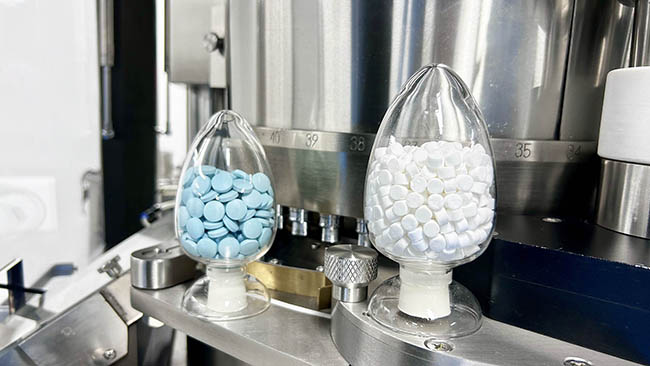 compressed tablets pill press