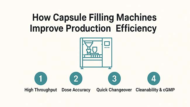 Features of pharmaceutical auto capsule making machine