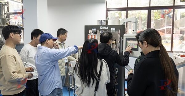 Korean-customer-on-site-test-run-tablet-press-machine