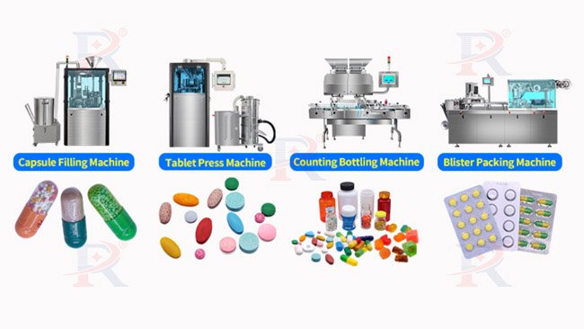 Pharmaceutical Packaging Equipment and finished products