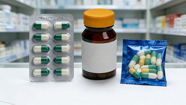 Three main types of pharmaceutical packaging