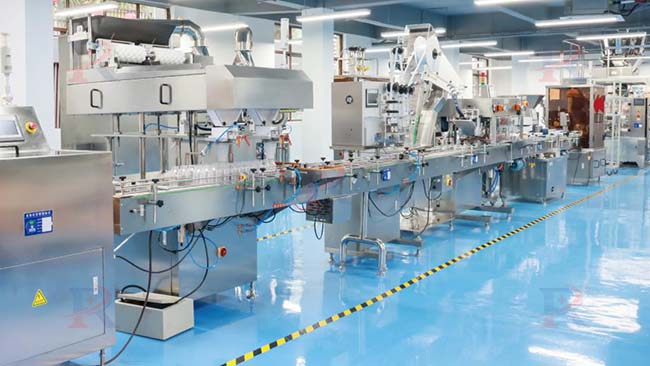 automatic gummy counter line