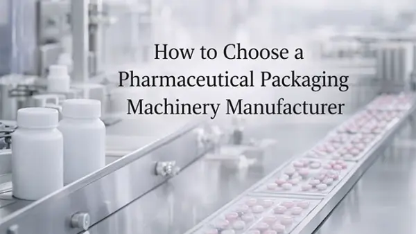 Choose a Pharmaceutical Packaging Machinery Manufacturer