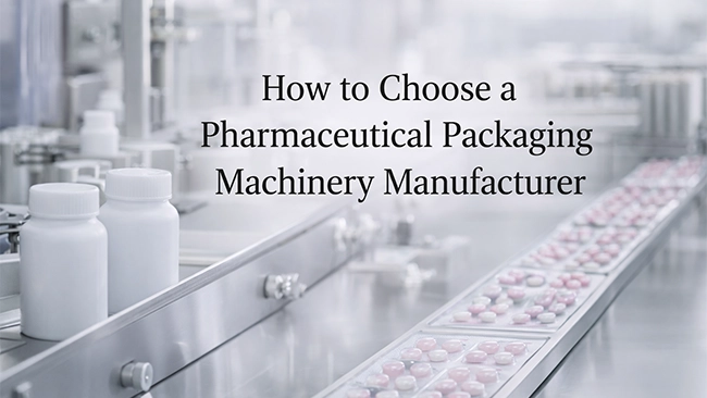 Choose a Pharmaceutical Packaging Machinery Manufacturer