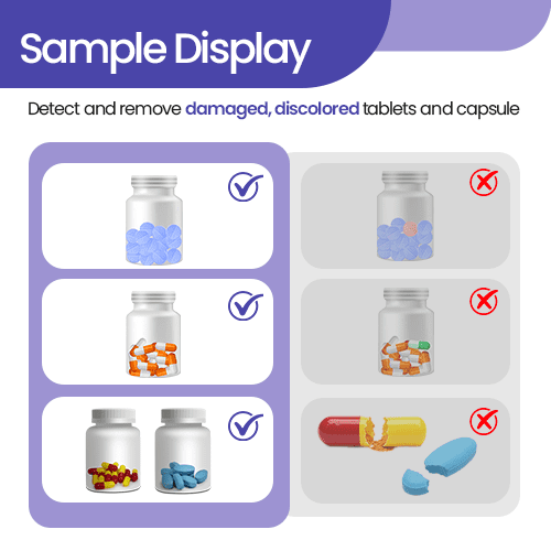 capsules and tablets counter