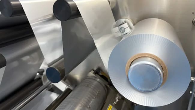 aluminum foil of the blister packing machine