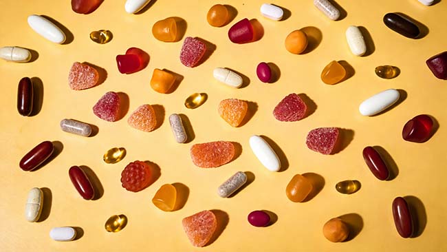 gummy vitamins and vitamin tablets and capsules