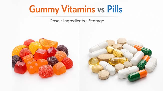 gummy vitamins vs pills
