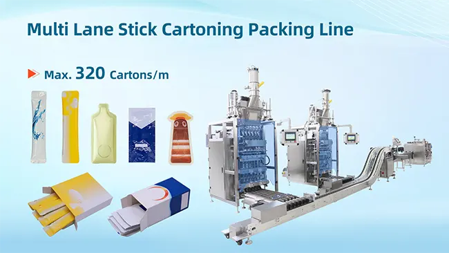 stick pack cartoning line
