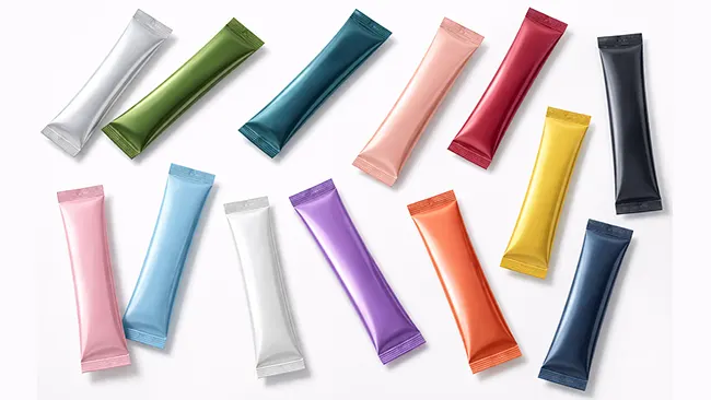 supplement stick packs packaging