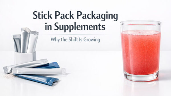 why supplements stick pack packaging growing