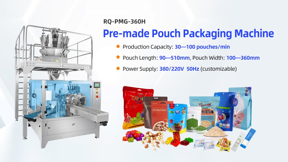Ruidapacking 360 Pre-made Pouch Packaging Machine
