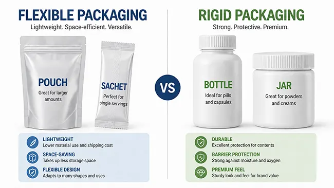 flexible packaging vs rigid packaging