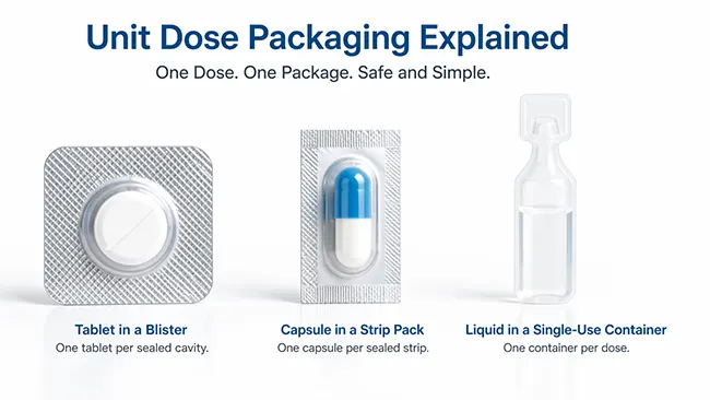 one dose one package unit dose packaging concept