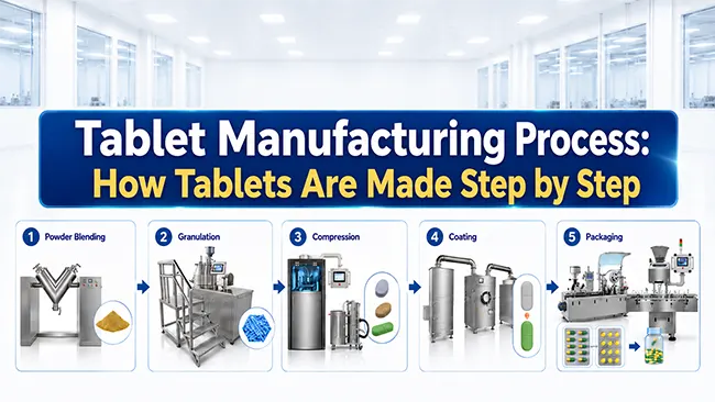 Tablet manufacturing process guide Tablet manufacturing process guide
