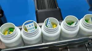 déshydratant dans des flacons de pilules pharmaceutiques