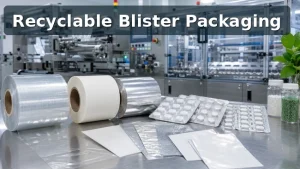 Recycelbare Blisterverpackungsmaterialien wurden neben einer pharmazeutischen Blisterverpackungsmaschine getestet
