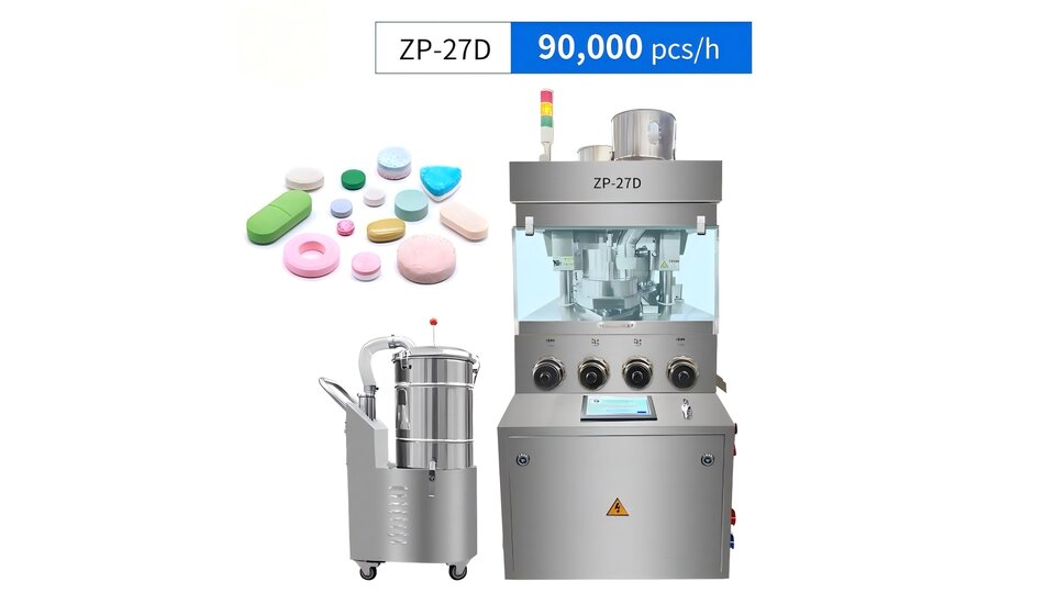 معتمد وفقًا لمعايير CE وcGMP, يعتبر ZP-27D مناسبًا تمامًا لإنتاج الأدوية والمكملات الغذائية. تتميز الماكينة بأنها مصنوعة من الفولاذ المقاوم للصدأ الناعم