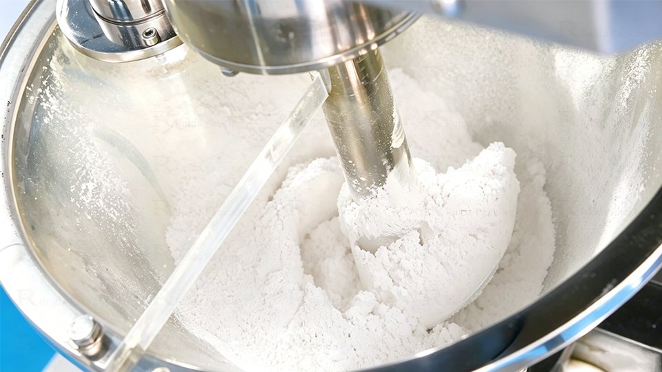 mixing process of dry granulation