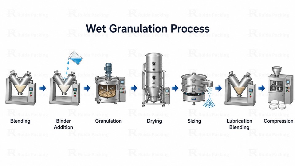 wet granulation method