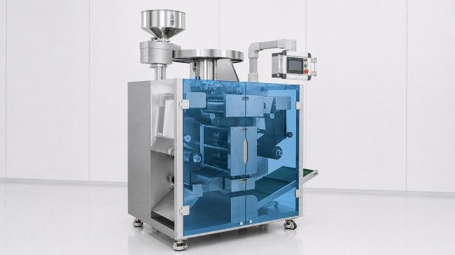Automatic strip packing machine used for tablet and capsule strip packaging