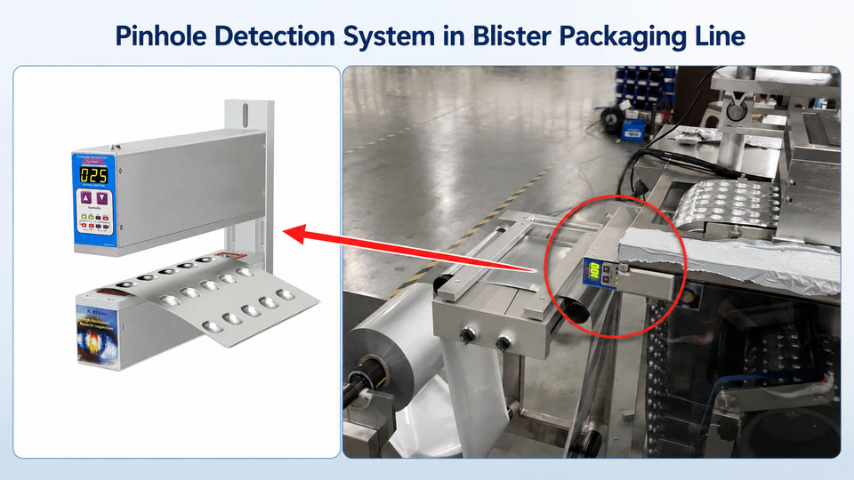 Pinhole Detection System in Blister Packaging Line