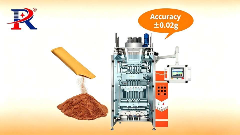 RD-SPM 480 6-Máquina envasadora de barras de pie en carril, adecuado tanto para polvo como para gránulos. También disponemos de máquinas específicas para productos líquidos..