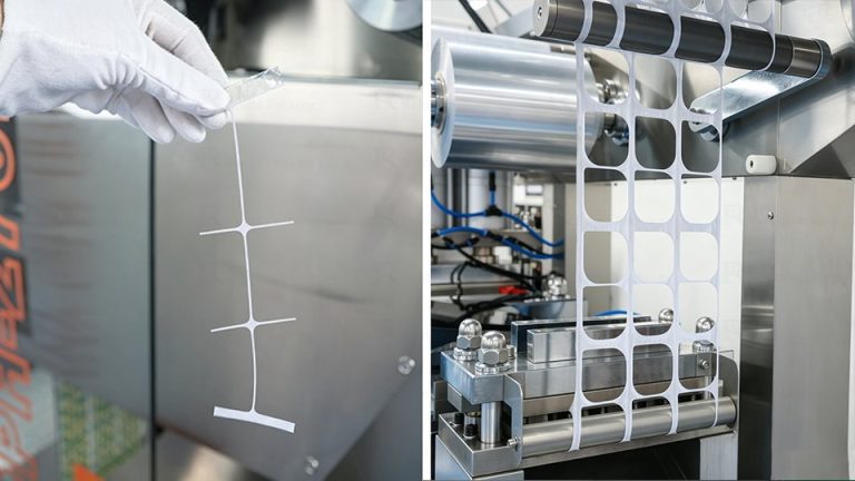 Vergleich der Materialabfälle von Blisterverpackungen