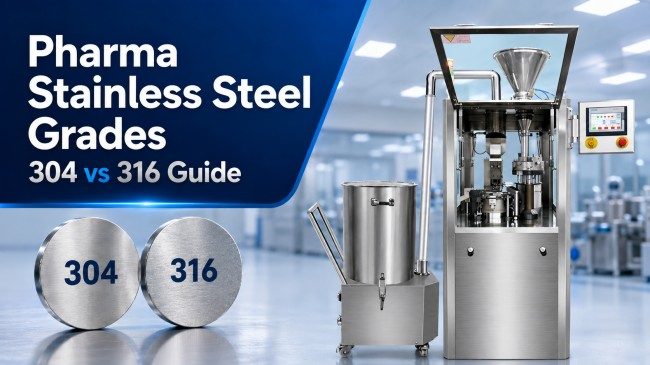 stainless steel grades used in pharmaceutical equipment