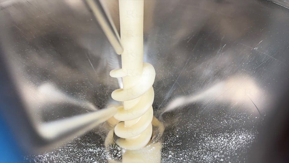 Auger feeding