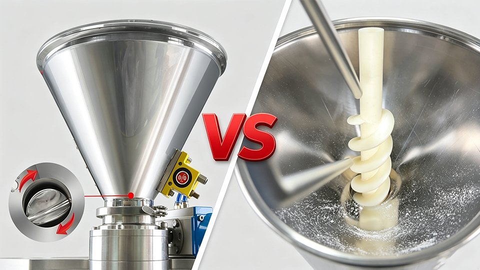 Auger vs pneumatic feeding