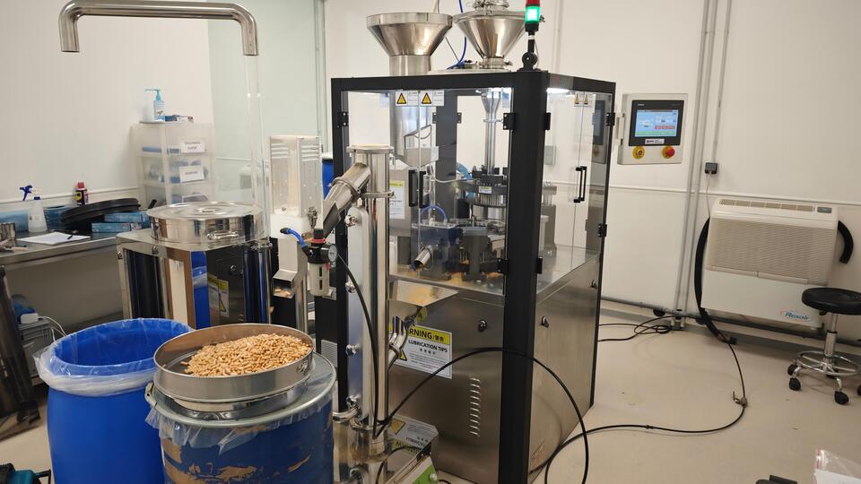 Photos of Ruida Engineers Commissioning a Capsule Filling Machine On Site