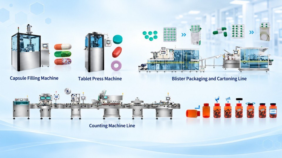 Ruida packing pharmaceutical equipment for solid dosage manufacturing and packaging