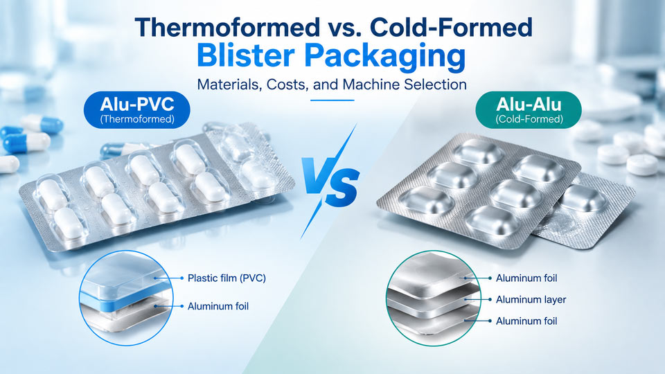 Thermoformed vs. Cold-Formed Blister Packaging Materials, Costs, and Machine Selection Thermoformed vs. Cold-Formed Blister Packaging Materials, Costs, and Machine Selection
